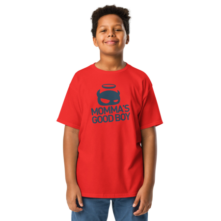 Red/Dark Blue Youth Tee image