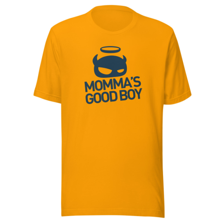 Gold/Navy Unisex t-shirt image