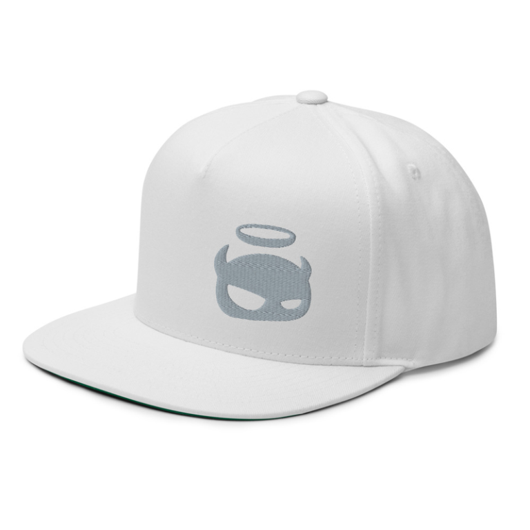 Grey Snow Snapback Cap image